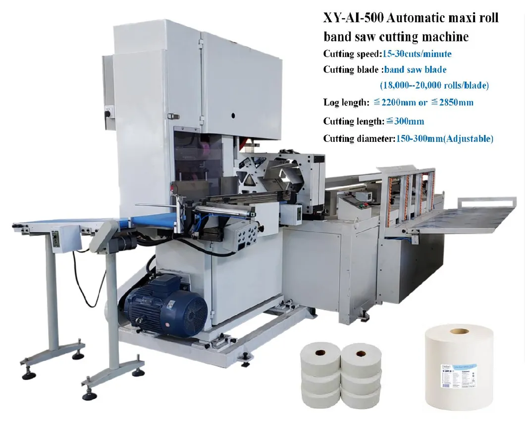 Manual Small Toilet Paper Roll And Kitchen Towel Band Saw Cutting Machine For Start 1