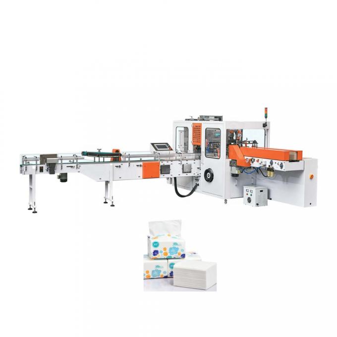 Advanced Fully Automatic Carton Box Plastic Bag Facial Tissue Paper Making Machine Production Line 4