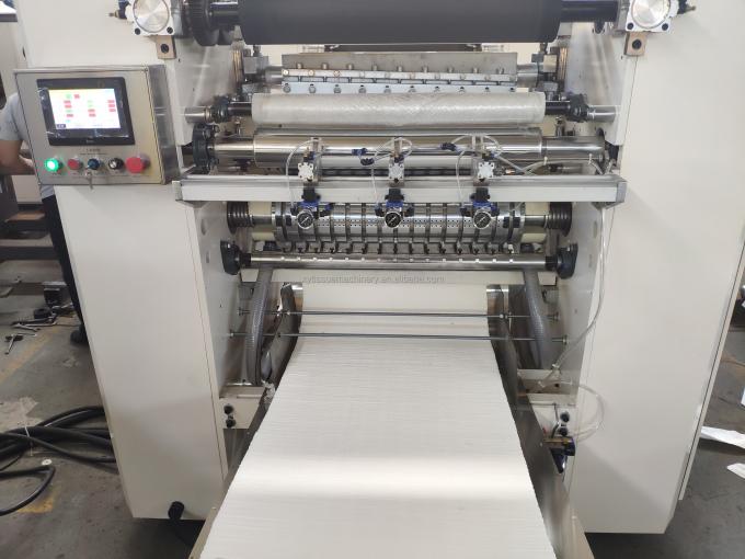Dot To Dot Embossing Glue Lamination N Fold Hand Towel Paper Making Machine Production Line 4