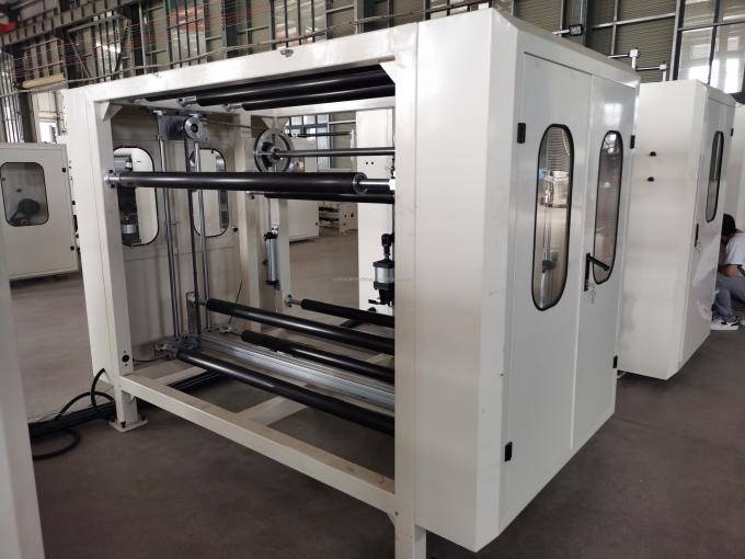 Nice Design Dot To Dot Lamination Embossing Kitchen Towel Paper Rewinding Machine 6