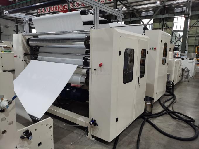 Nice Design Dot To Dot Lamination Embossing Kitchen Towel Paper Rewinding Machine 7