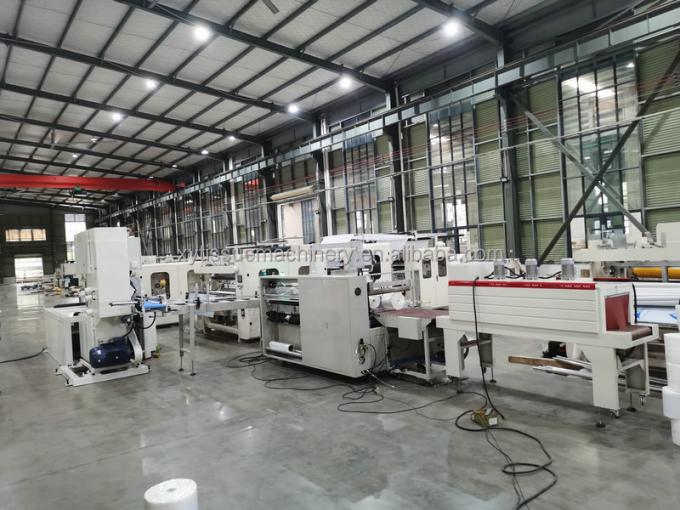 Nice Design Dot To Dot Lamination Embossing Kitchen Towel Paper Rewinding Machine 11