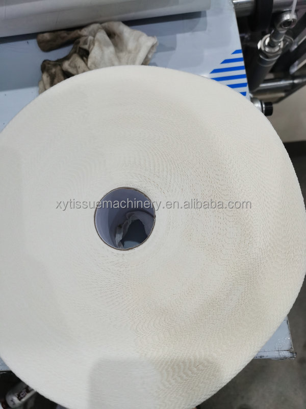 Nice Design Dot To Dot Lamination Embossing Kitchen Towel Paper Rewinding Machine 13