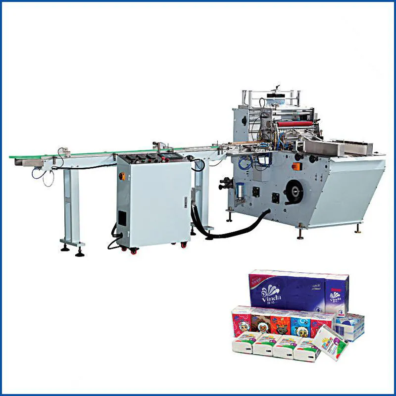 Full automatic handkerchief paper portable tissue making machine production line 3