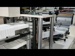 High speed 2 colors printing napkin tissue paper folding machine