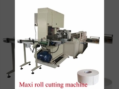 Automatic maxi paper towel roll band saw cutting machine