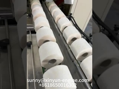 Fully Automatic Toilet Tissue Paper Double Channel Log Saw Cutting Machine