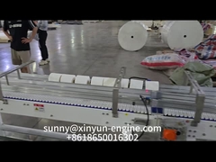Fully automatic 3D wrapping 1/2/4/6 rolls small toilet paper and kitchen towel roll packing machine