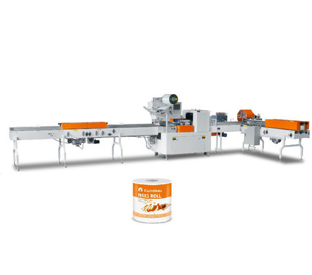 single roll toilet paper packing machine, Automatic single roll toilet paper wrapping machine