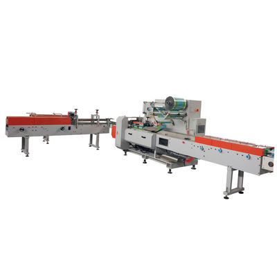 Xinyun Paper Roll Wrapping Machine , 7.5Kw Servo Control Toilet Paper Packaging Machine
