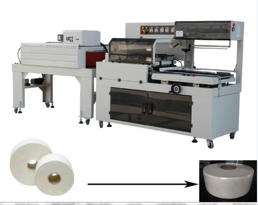 Shrink Packing Machine , Wrap Coiler Toilet Paper Manufacturing Equipment