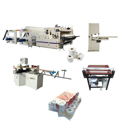 Semi Automatic 200-230m/Min Toilet Paper Production Line