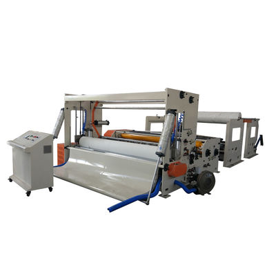 Automatic 15kw 250-300m/Min Jumbo Roll Paper Rewinding Cutting Machine