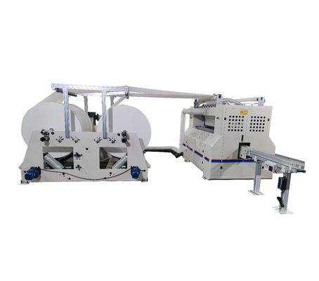 V Fold Facial Tissue Folding Machine 100m/min With Stacking And Conveying Device