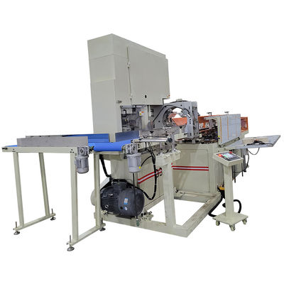 Full automatic diameter 150-400mm maxi paper towel roll band saw cutting machine