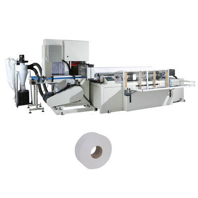 Fully automatic efficient big toilet paper roll kitchen towel roll maxi paper roll cutting machine