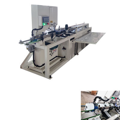 High speed 100-120 cuts/min small toilet pape roll /kitchen towel band saw cutting machine price