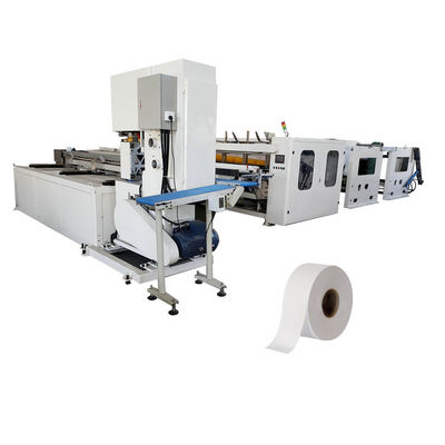 Automatic maxi toilet paper roll big tussue roll production line for small business