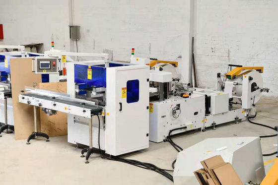 Fully automatic high speed napkin paper serviette quarter folding machinery production line