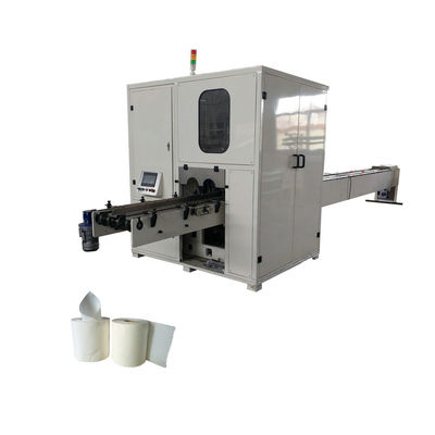 Double Tracks High Speed Large Capacity Toilet Paper Roll Cutting Machine For Tissue Factory Use