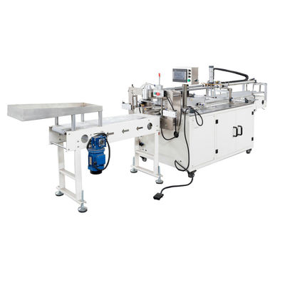 Easy Operation Multi Rolls Toilet Paper Wrapping Machine Semi Automatic 8bags/min