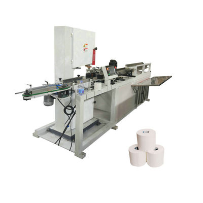 High-speed, fully automated small toilet paper roll cutting machine designed specifically for paper product manufacturers