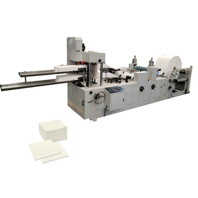 Industrial Napkin Paper Serviette Quarter Folding Machine High Speed And Large Capacity For Tissue Factories