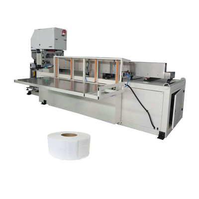 Automatic Maxi Toilet Paper Tissue Roll Band Saw Cutting Machine Big Diameter 150-300mm Adjustable