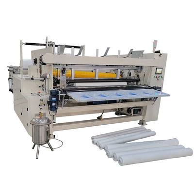 High Speed 230m/Min Toilet Tissue Paper / Maxi Roll Rewinding Machine For Start Business