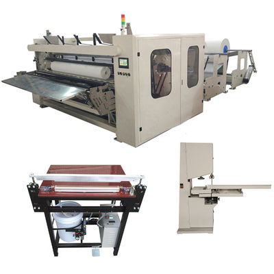 Easy Operation Small Mini Center Pull Toilet Tissue Paper Roll Machine Production Line