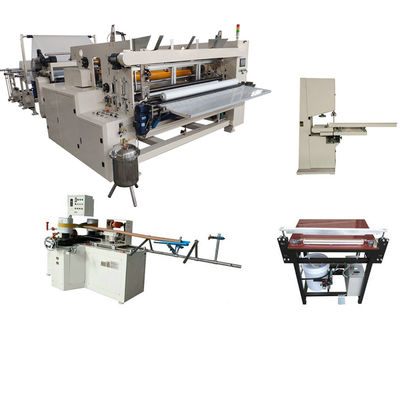 Small Bathroom Tissue Toilet Paper Making Machine Easy Production Line Sale