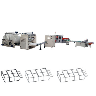 Cheap price 10 bags bundle drawing facial tissue V fold paper machine production line