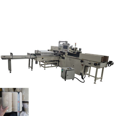 High speed small toilet paper roll and kitchen towel paper three dimension packing machine