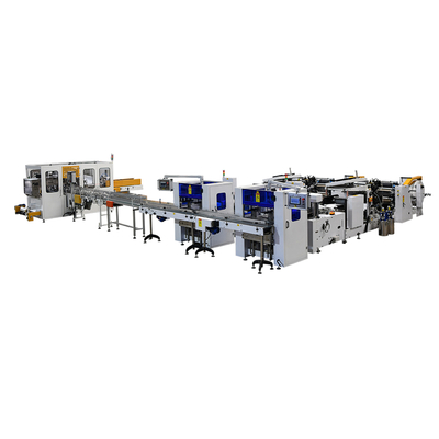 Factory price 2 Colors Printing Serviette Paper Machine Napkin Tissue Making Machine with Lamination